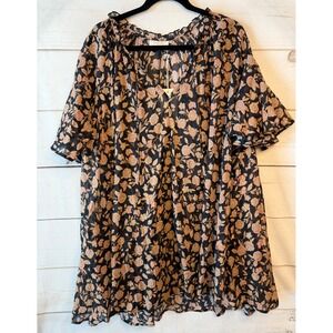 auguste frida mini dress Auguste the Label Collins Frida Mini Dress Brown
